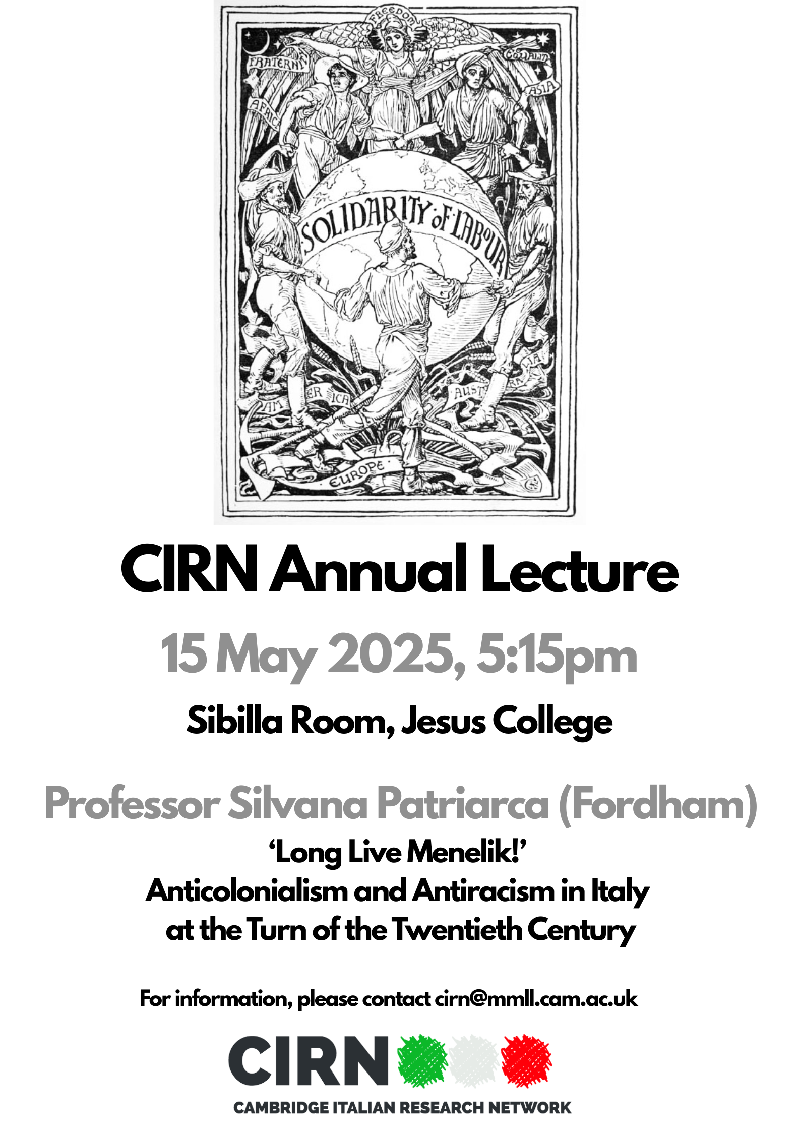 CIRN annual lecture 2025