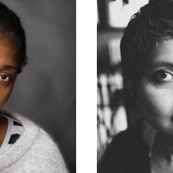 Rosine Mbakam (left) and Pooja Rangan (right)