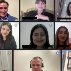Virtual classroom screengrab
