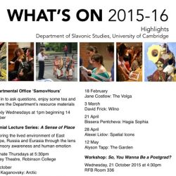 Slavonic Studies whats_on_2015-16