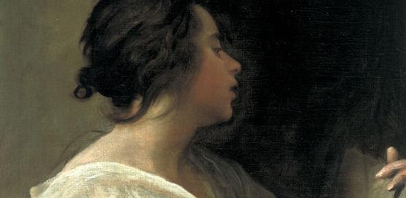 Sibila con tábula rasa, c. 1648, by Diego Velázquez (Meadows Museum, Dallas)