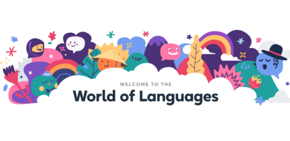 World of languages logo World of languages logo