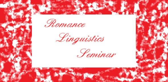 (c) The University of Cambridge Romance Linguistics