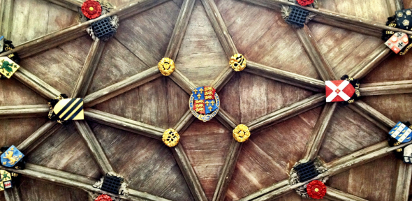 (c) University of Cambridge The ceiling in Trinity College