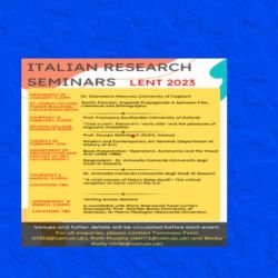 Italian Research Seminar Poster